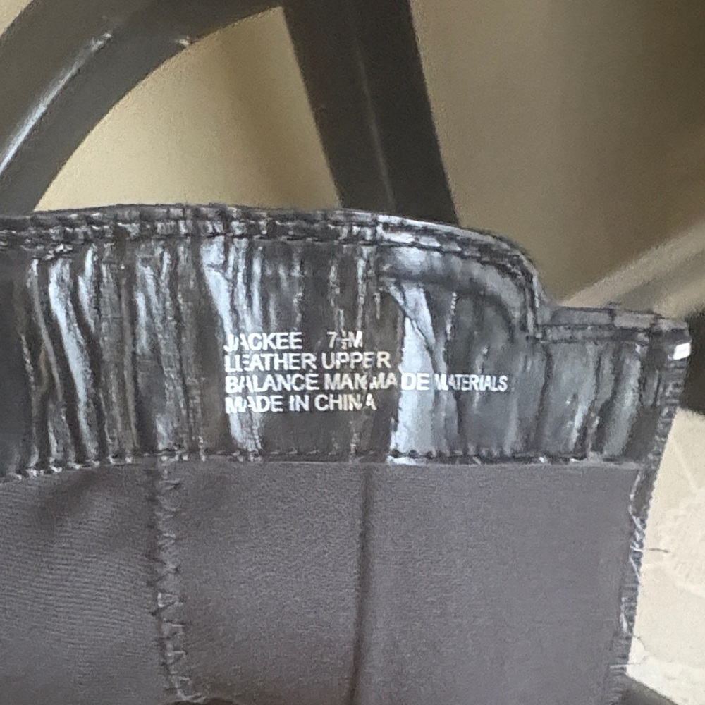 Black Leather Women's Boots - Picture 6 of 7